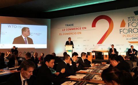 El "Foro Público" realizado por la Organización Mundial del Comercio (OMC)