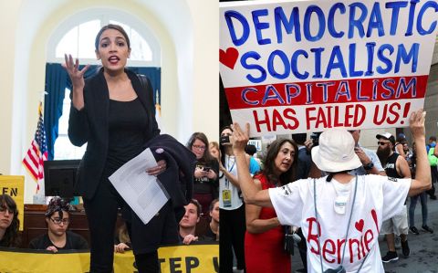 Alexandra Ocasio-Cortez, elegida recientemente como Miembro de la Cámara de Representantes de NY